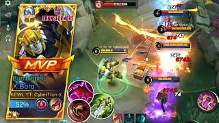 X.BORG BRUTAL DAMAGE + NEW HYPER BUILD IS SO OP  X.BORG BEST BUILD 2023  MLBB