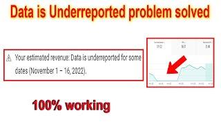 Data is Underreported for Some Dates November 1 – 16 2022  YouTube Revenue