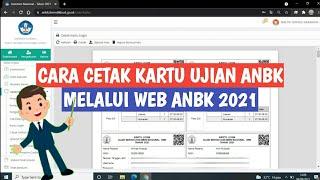 CARA CETAK KARTU UJIAN ANBK 2021