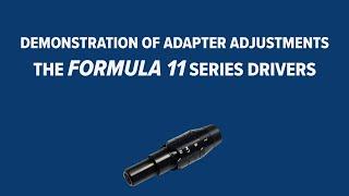 Video demonstration of the Adapter for  Krank Golf Formula X and 2X driver