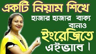 একটা নিয়ম শিখে ইংরেজিতে কথা বলো এইভাবে। How to speak English fluently.