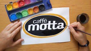 Come disegnare il logo di caffè motta 