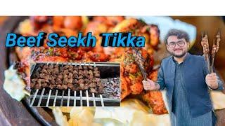 Beef Seekh Tikka  Cooking Village Food