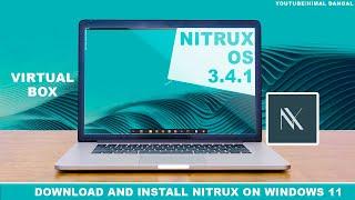 How to Install Nitrux OS on Virtual Box ?  Guest Addition in Nitrux Linux 3.4.1 