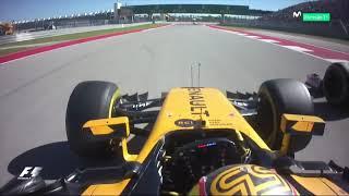 2017 US GP  Best overtake  Sainz Overtakes Perez onboard