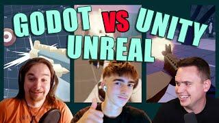 3 Devs Make An FPS - Godot vs Unity vs Unreal  GameDev Battles