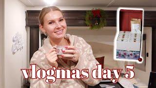 AN RV CHRISTMASDAY 5  prepping for Christmas getaway + 12 days of coffee from BEAN BOX 