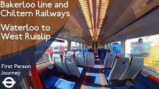 London Underground & Chiltern Railway First Person Journey - Waterloo to West Ruislip via Marylebone