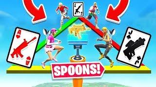 *UNVAULTED* SPOONS Card Game FOR LOOT *NEW* Game Mode in Fortnite