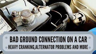 Bad Ground Connection On Cars-MeaningSymptoms Diagnosing and Solving The Problem