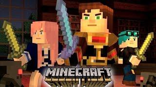 YOUTUBERS IN Minecraft STORY MODE Episode 6 - A Portal to Mystery Part 1 Minecraft Roleplay