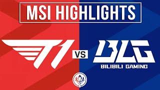 T1 vs BLG Highlights ALL GAMES  MSI 2024 Lower Bracket Finals  T1 vs Bilibili Gaming