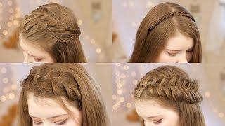 5 Headband Braids  Back to School Hairstyles