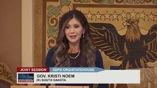 Gov. Noem Address Joint Session of SD Legislature on the Southern Border