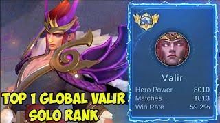 Sanggup Solo Rank Sampe Top 1 Global Valir Skill nya Gampang Banget Untuk Ditiru