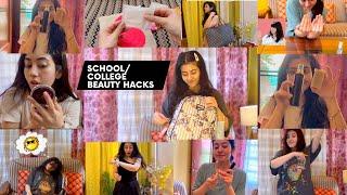 10 Amazing Teen SchoolCollege Lifestyle & Beauty Hacks you must know Shef #hacks #beauty #skincare