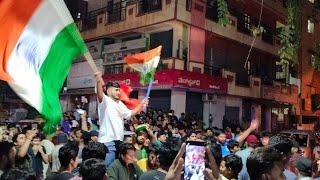 T 20 World Cup celebration in Bangalore  Midnight gathering  Huge crowd step out India won