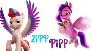 MLP Generation 5 - New Characters Introduction Pipp Petals & Zipp Storm