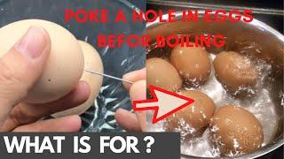 Poke a Hole in Eggs Before Boiling Thats What Happens Next