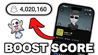 How to Boost Snapchat Score RAPIDLY QUICK AND EASY METHOD  Snapchat Score Hack - 2024