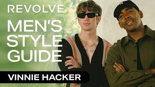 Refreshing Vinnie Hacker’s Summer Wardrobe with Jason Bolden  MEN’S STYLE GUIDE  REVOLVE