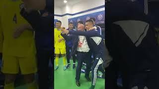 Казахстан – Словакия  Раздевалка после матча