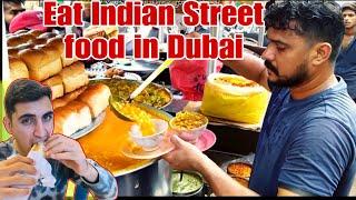 Dubai sirf 10Dirham Indian Street food  vada pavMesla pavTheUmarVlog