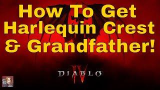 Diablo IV How To Get Harlequin CrestShako & Grandfather Details Revealed