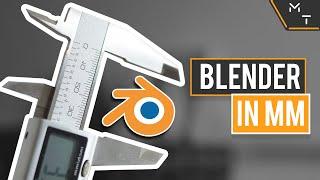 How to  Setup Blender into millimetres  mm - Blender Tutorial
