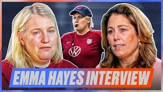 New USWNT manager Emma Hayes sits down with Julie Foudy  Full Emma Hayes Interview