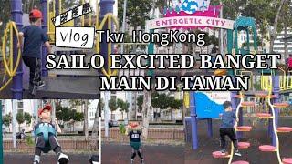 Daily Vlog Part 3 ⁉️ Aktivitas Tkw HongKong ajak anak main ayunan