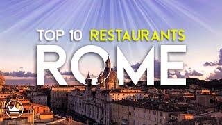 Where To Eat In Rome The Top 10 BEST Restaurants in Rome Italy 2024