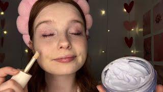 ASMR Doing My Makeup 🫧  Lash Routine + Relaxing Whispers