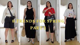 8 spring summer trends for 2024 part 2- curvy girl styling tips - midsize UK size 1214