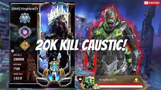 HOW A 20K KILL CAUSTIC MAIN DOMINATES PUBS Apex Legends Season 22