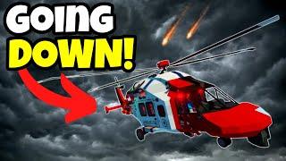 Helicopter Rescue Mission Gone Terribly Wrong After HUGE STORM  Stormworks