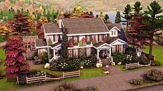 Huge Autumn Family Home  The Sims 4 Speed Build