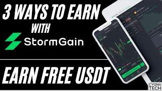 3 Easy Ways To Make Money With StormGain  How To Withdraw Your Mined USDT Balance To Any Wallet