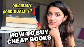 How to buy CHEAP and ORIGINAL books in India 2024  tips + best websites