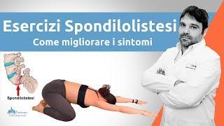 Esercizi Spondilolistesi  Come migliorare i sintomi