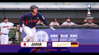 Highlights  Japan vs.  Germany - WBSC U-23 Baseball World Cup - Opening Round