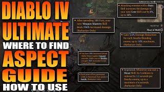 Diablo 4 Aspect Guide - Where To Find How To Use Everything You Need To Know