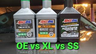 AMSOIL Signature series vs XL vs OE motor oil which one to use lubricants for business or personal