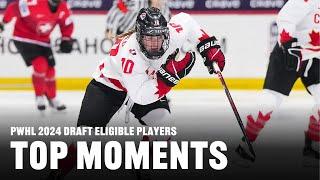 PWHL Draft Players - Top Plays  #IIHFHockey