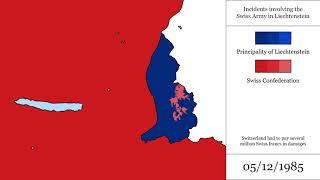 Incidents involving the Swiss Army in Liechtenstein