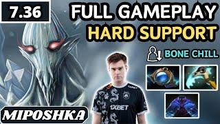 7.36 - Miposhka ANCIENT APPARITION Hard Support Gameplay 25 ASSISTS - Dota 2 Full Match Gameplay