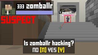 I Caught ZOMBALLR HACKING in Krunker...? Banning Cheaters