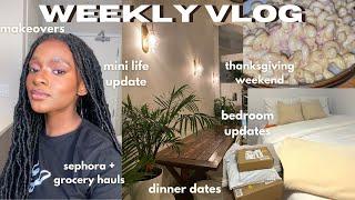life update +amazon+sephora haul dinner dates + thanksgiving + 21st bday plans life in canada 