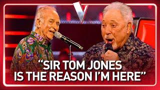 79-Year-Old ROCK N’ ROLL pianist plays with SIR TOM JONES on The Voice  Journey #384