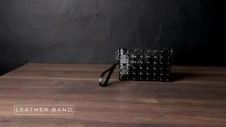 Black Leather Clutch Purse Shoulder Bag - Gone Girl  Time Resistance Official Video